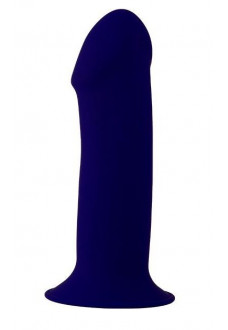 Синий фаллоимитатор-реалистик PREMIUM THICK DILDO 7INCH - 18 см.