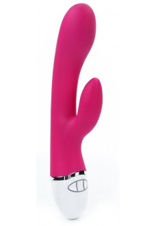 Розовый вибратор-кролик Dreamer Rechargeable Vibrator - 21 см.