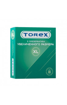 Презервативы Torex  Увеличенного размера  - 3 шт.