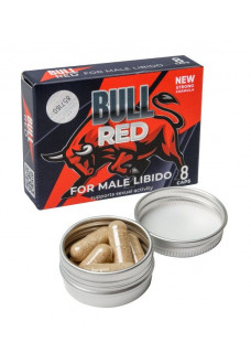 Пищевой концентрат для мужчин BULL RED - 8 капсул