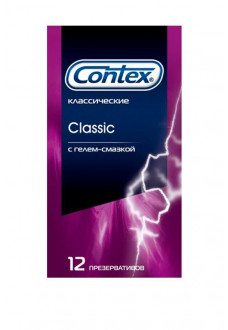 Презервативы CONTEX Classic - 12 шт.