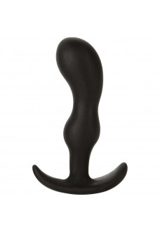 Черная анальная пробка для ношения Mood Naughty 2 4.5  Silicone - 11,4 см.