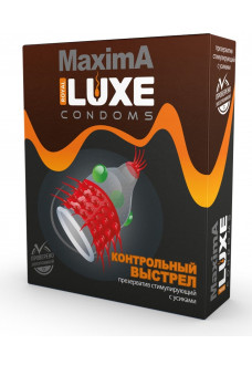 Презерватив LUXE Maxima  Контрольный Выстрел  - 1 шт.