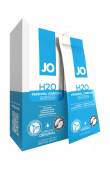 Лубрикант на водной основе JO Personal Lubricant H2O - 12 саше по 10 мл.