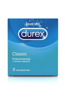 Классические презервативы Durex Classic - 3 шт.