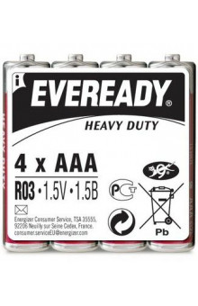 Батарейки EVEREADY R03 типа AAA - 4 шт.