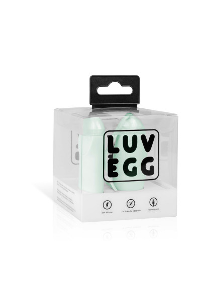 Мятное виброяйцо LUV EGG с пультом ДУ