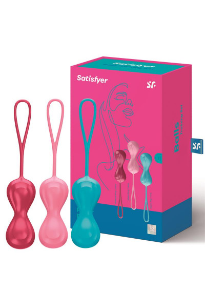 Набор из трёх двойных вагинальных шариков Satisfyer Power Balls