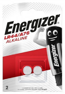 Батарейки Energizer Alkaline типа LR44/A76 - 2 шт.