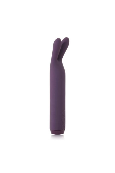 Фиолетовый вибратор с ушками Rabbit Bullet Vibrator - 8,9 см.