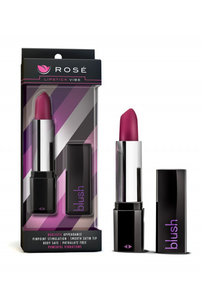 Вибратор в форме помады Rose Lipstick Vibe