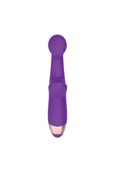 Фиолетовый массажёр для G-точки G-Spot Pleaser - 19 см.