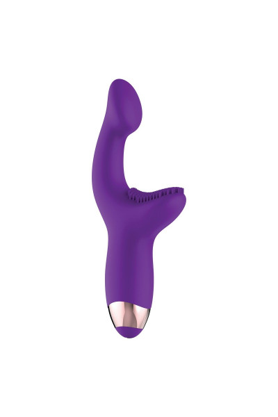 Фиолетовый массажёр для G-точки G-Spot Pleaser - 19 см.