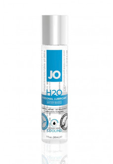 Охлаждающий лубрикант на водной основе JO Personal Lubricant H2O COOLING - 30 мл.