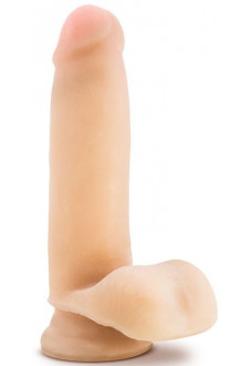 Телесный фаллоимитатор 7 inch Sensa Feel Dildo - 17,8 см.