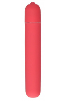 Розовая вибропуля Bullet Vibrator Extra Long - 10,5 см.