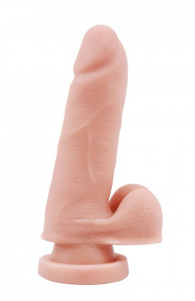 Телесный фаллоимитатор-реалистик Dual Density Dildo - 14,5 см.