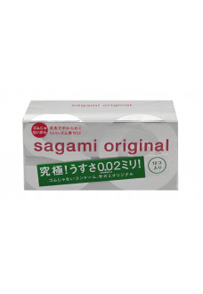 Ультратонкие презервативы Sagami Original 0.02 - 12 шт.