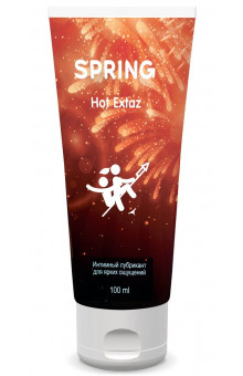 Согревающий интимный лубрикант Spring Hot Extaz - 100 мл.