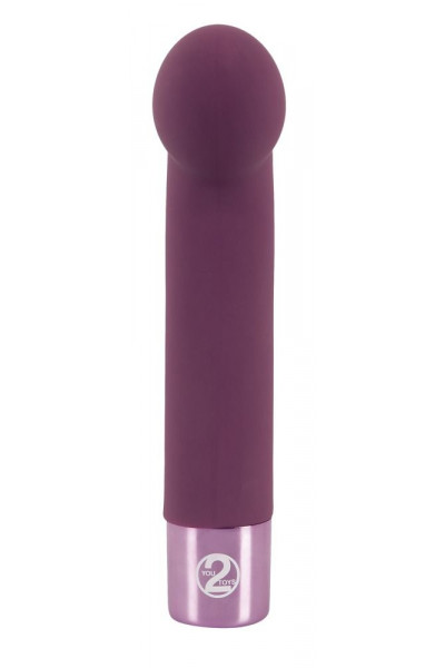 Фиолетовый G-стимулятор с вибрацией G-Spot Vibe - 16 см.