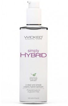 Водно-силиконовый лубрикант Wicked Simply HYBRID - 120 мл.