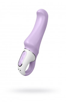 Сиреневый вибратор Satisfyer Charming Smile - 18,5 см.