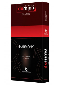 Гладкие презервативы DOMINO Classic Harmony - 6 шт.