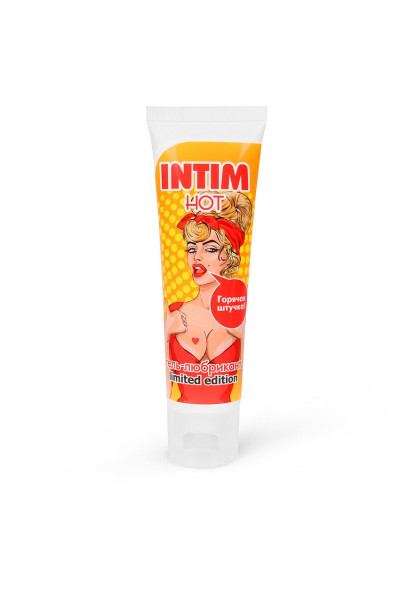 Возбуждающий гель-лубрикант INTIM HOT LIMITED EDITION - 50 гр.