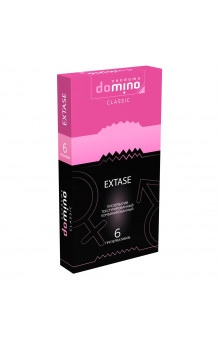 Презервативы с точками и рёбрышками DOMINO Classic Extase - 6 шт.