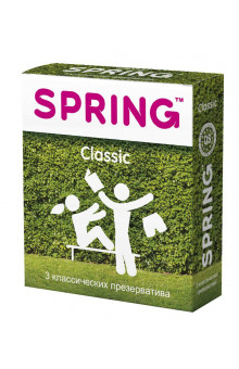 Классические презервативы SPRING CLASSIC - 3 шт.