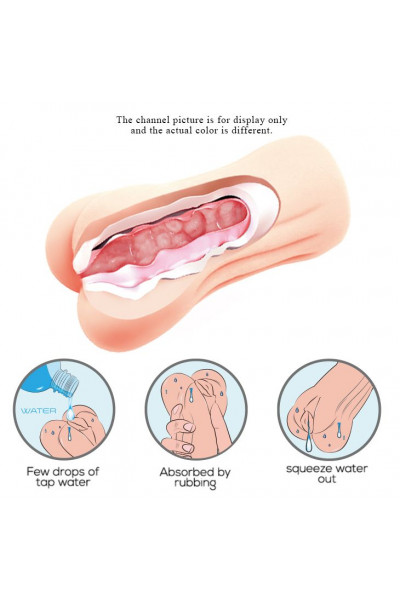 Мастурбатор-вагина с эффектом смазки
