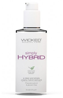 Водно-силиконовый лубрикант Wicked Simply HYBRID - 70 мл.