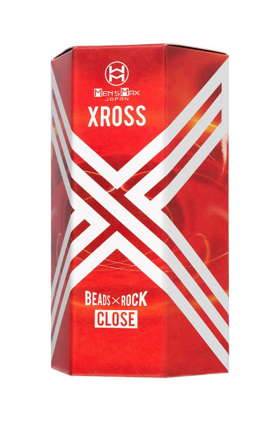 Прозрачный мастурбатор MensMax Xross Beads х Rock Close