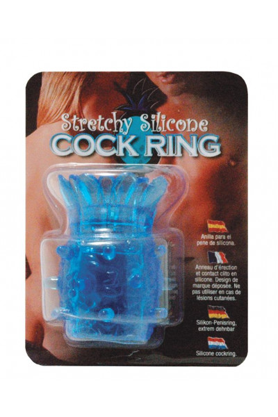 Насадка на пенис в виде распускающегося цветка SILICON TICKLER COCK RING