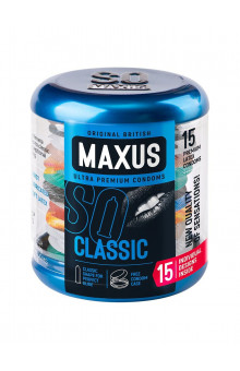 Классические презервативы MAXUS Classic - 15 шт.