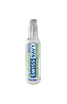 Гипоаллергенный лубрикант Swiss Navy All Natural Water Base Lubricant - 59 мл.