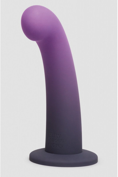 Фиолетовый, меняющий цвет фаллоимитатор Feel It Baby Colour-Changing Silicone G-Spot Dildo - 17,8 см.