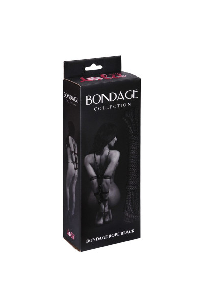 Черная веревка Bondage Collection Black - 9 м.