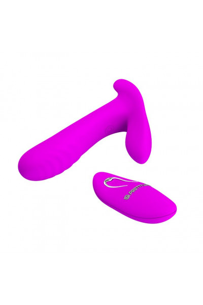 Лиловый мультифункциональный вибратор Remote Control Massager