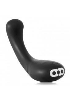 Черный гнущийся вибратор G-Kii G-Spot   Clitoral Vibrator - 23 см.