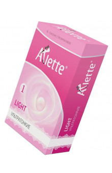 Ультратонкие презервативы Arlette Light - 6 шт.