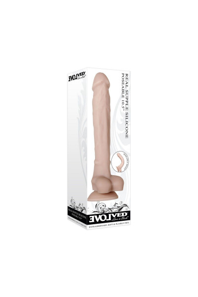 Гибкий фаллоимитатор Real Supple Poseable - 26 см.