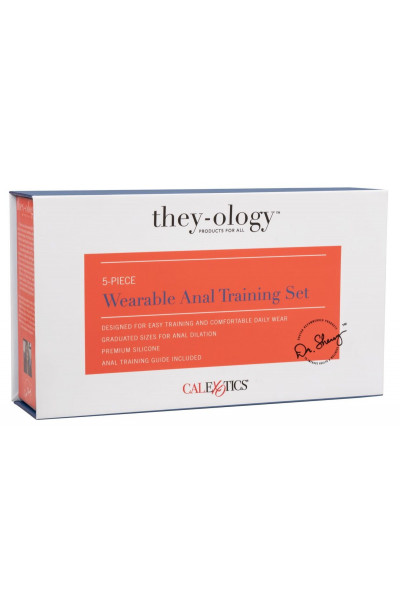 Набор из 5 анальных расширителей They-ology 5-Piece Wearable Anal Training Set