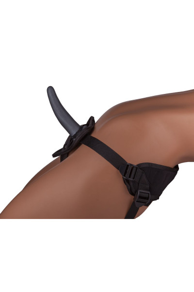 Страпон-унисекс с двумя насадками UNI strap 7  Harness - 19 и 12 см.