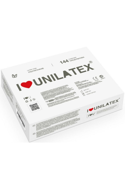 Ультратонкие презервативы Unilatex Ultra Thin - 144 шт.