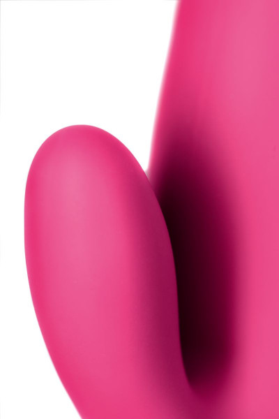 Ярко-розовый вибратор  Satisfyer Mr. Rabbit с клиторальным отростком - 22,1 см.