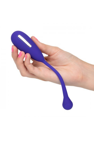 Фиолетовый шарик с электростимуляцией и вибрацией Intimate E-Stimulator Remote Kegel Exerciser