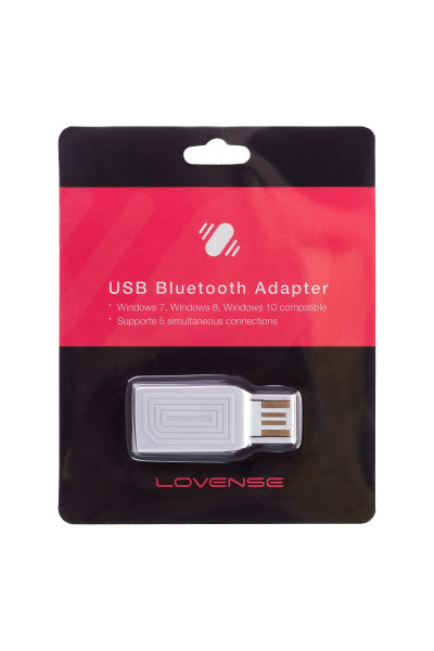 Белый USB Bluetooth адаптер Lovense - 2 см.