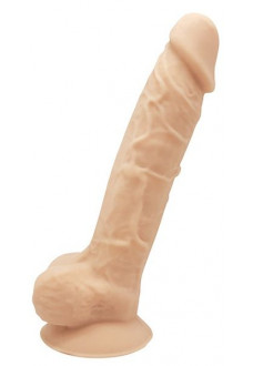 Телесный реалистичный фаллоимитатор DILDO 9INCH FLESH - 22,9 см.