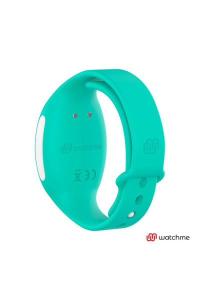 Голубое виброяйцо с зеленым пультом-часами Wearwatch Egg Wireless Watchme